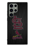 St Louis Cardinals Logo Wood Samsung Galaxy S23 Ultra 5G Case