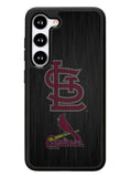 St Louis Cardinals Logo Wood Samsung Galaxy S23 Plus 5G / Samsung Galaxy S23+ 5G Case