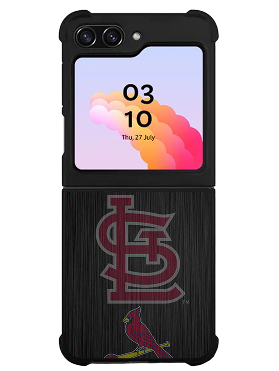St Louis Cardinals Logo Wood Samsung Galaxy Z Flip 5 5G 2023 Case