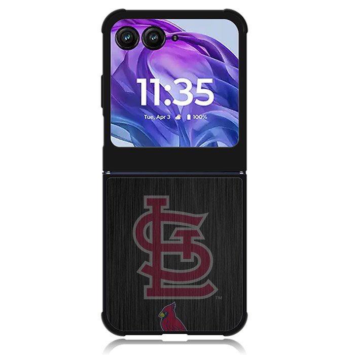 St Louis Cardinals Logo Wood Motorola Moto Razr Plus 2024 , Moto Razr+ 2024 Case