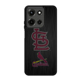St Louis Cardinals Logo Wood Motorola Moto G 5G 2025 Case DC6720