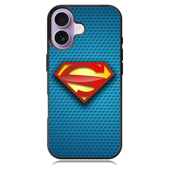 Superman Blue Carbon Logo iPhone 16 Case DC1798