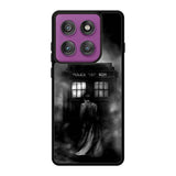 Doctor Who Tardis Police Box Black White Motorola Moto Edge 60 Pro Case