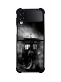 Doctor Who Tardis Police Box Black White Samsung Galaxy Z Flip 4 5G 2022 Case
