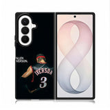 Allen Iverson Black Case Samsung Galaxy Z Fold 8 Ultra Case DC0061