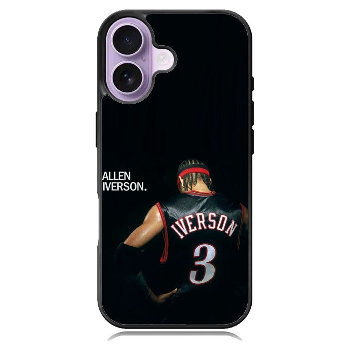 Allen Iverson Black Case iPhone 16 Case DC0061