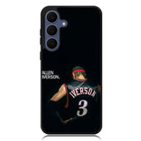 Allen Iverson Black Case Samsung Galaxy S25 Case DC0061