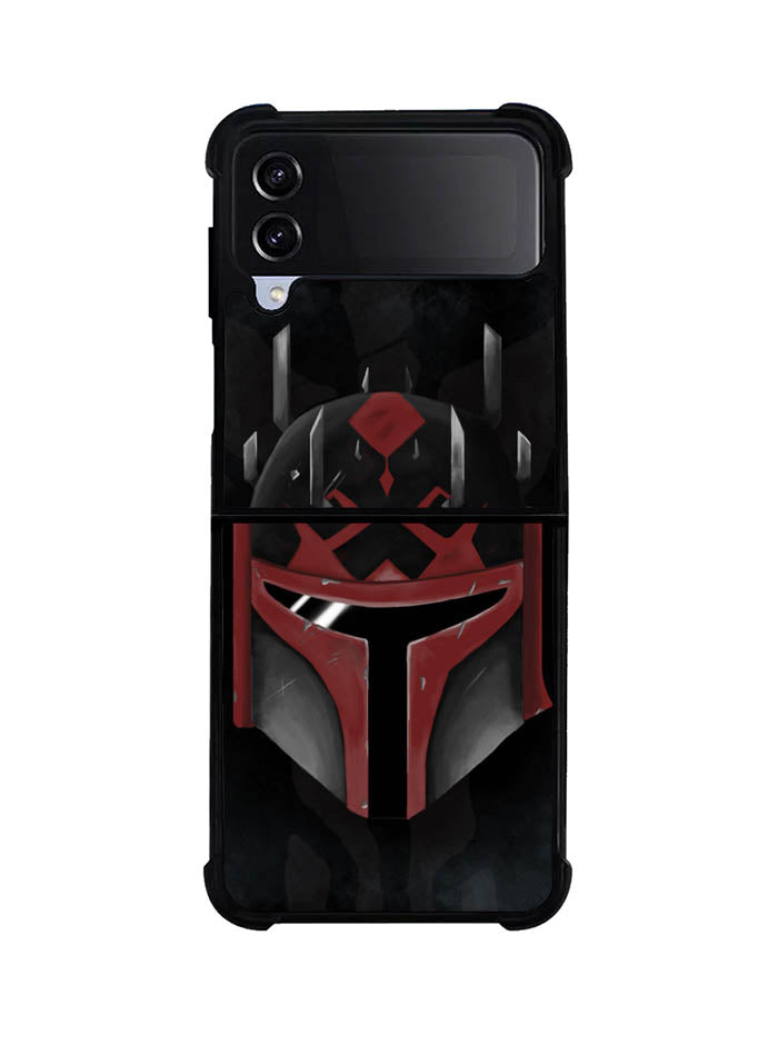 Star Wars Mandalorian face Samsung Galaxy Z Flip 4 5G 2022 Case