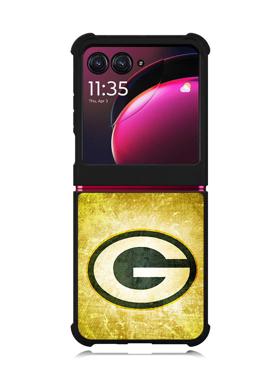 green bay packers Logo 1st Motorola Moto Razr Plus 2023 , Moto Razr+ 2023 Case