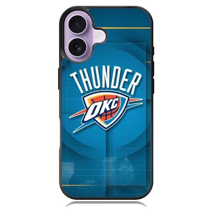 Oklahoma City Thunder Logo iPhone 16 Case DC1354