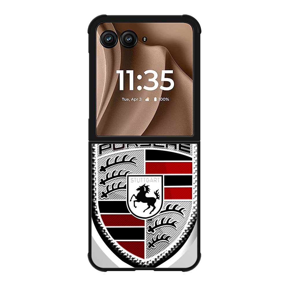 Porsche Cars Sports Logo Motorola Moto RAZR Plus 2025 Case