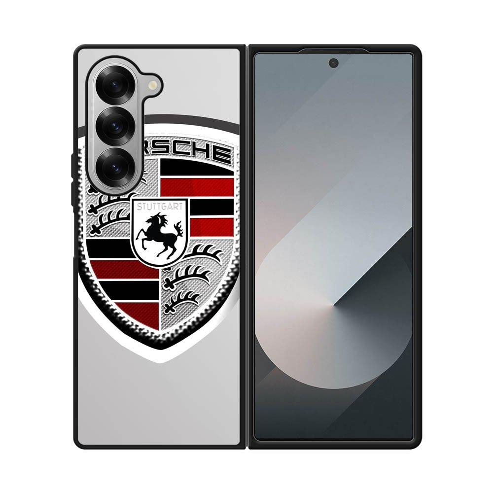 Porsche Cars Sports Logo Samsung Galaxy Z Fold 7 5G Case