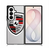 Porsche Cars Sports Logo Samsung Galaxy Z Fold 8 Ultra Case DC1502