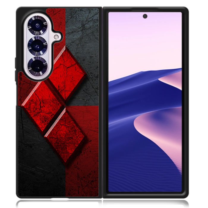 Harley Quinn Logo Samsung Galaxy Z Fold 7 Case DC0806