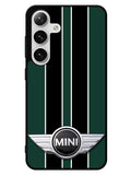 Mini Cooper Style British Racing Black Green Samsung Galaxy S25 5G Case