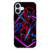 Deadpool Neon iPhone 16 Plus Case