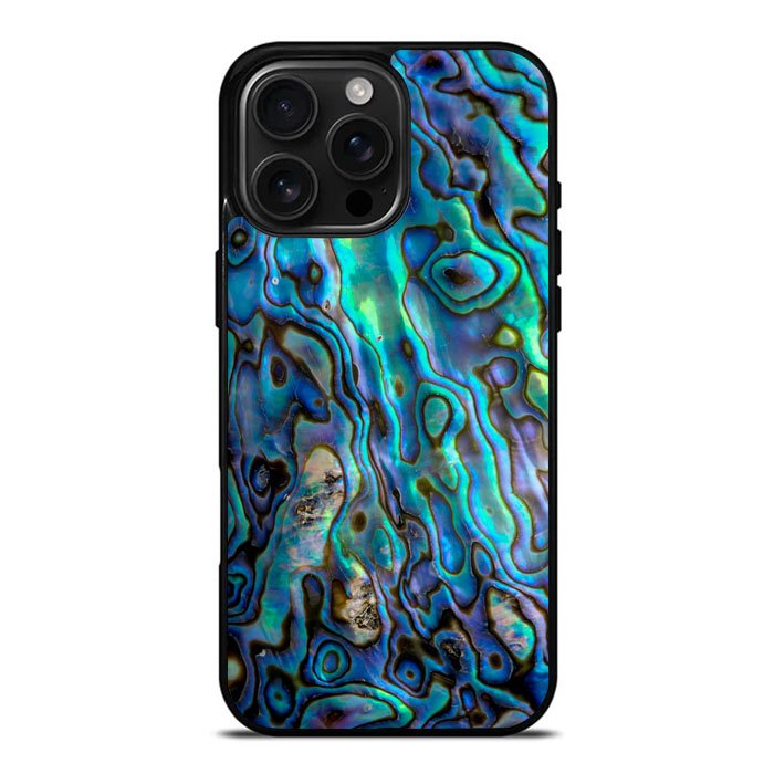 Abalone Shell Holographic iPhone 16 Pro Case DC0017