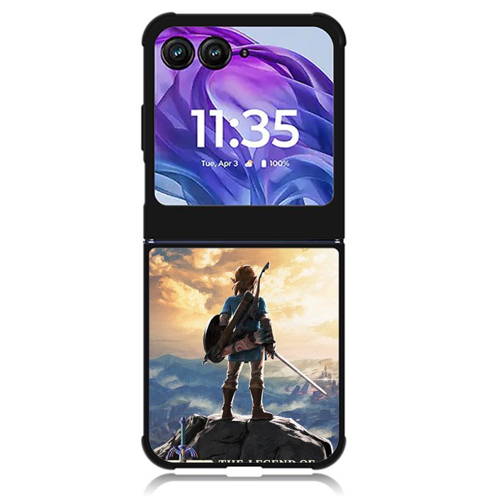 the legend of zelda breath of the wild 1st Motorola Moto Razr Plus 2024 , Moto Razr+ 2024 Case
