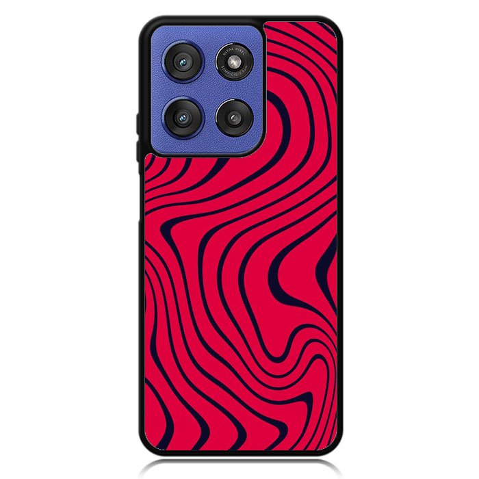 Pewdiepie Red And Black Wavy Motorola Moto G Stylus 5G 2025 DC1400