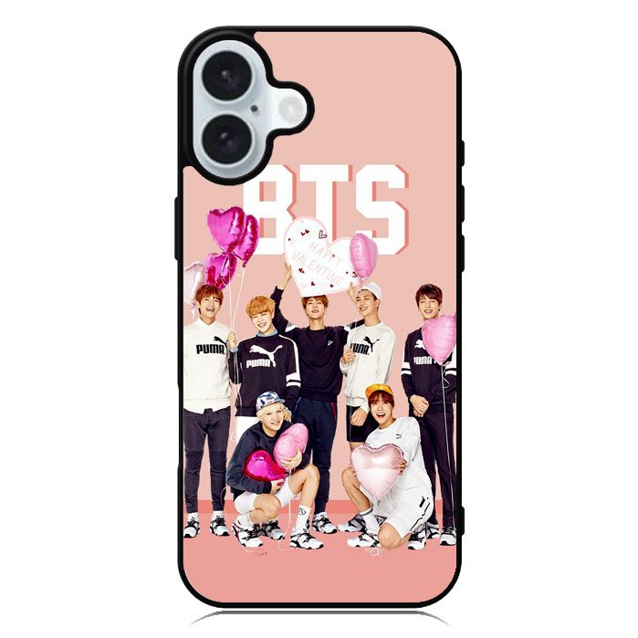 BTS Pink iPhone 16 Case