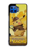 Detective Pikachu Motorola Moto One 5G Case , Moto One 5G UW Case , Moto G 5G Plus Case