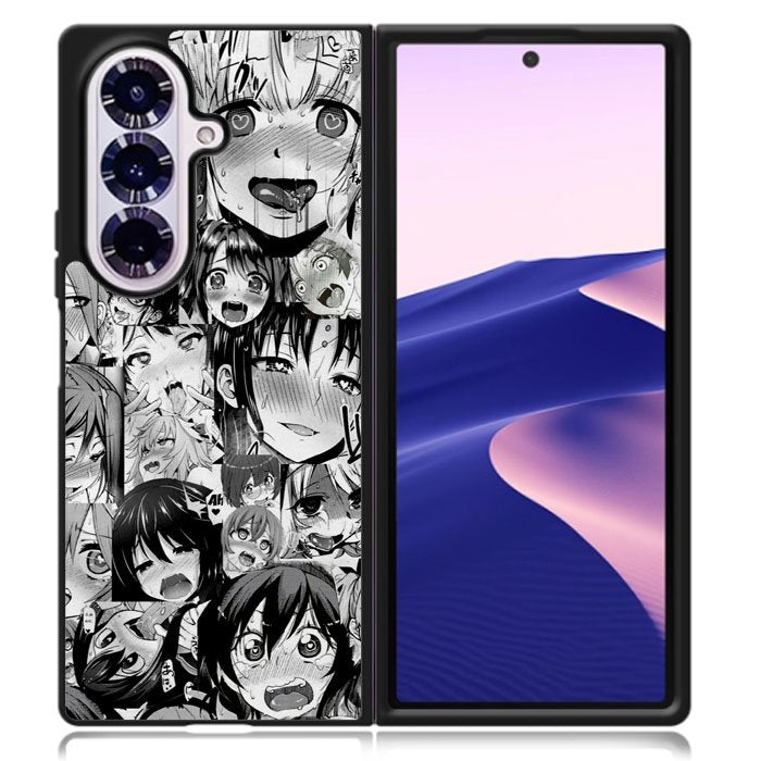 Ahegao Anime Samsung Galaxy Z Fold 7 Case DC0028