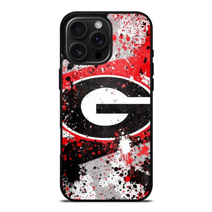University Of Georgia Bulldogs Logo iPhone 16 Pro Max Case DC1927