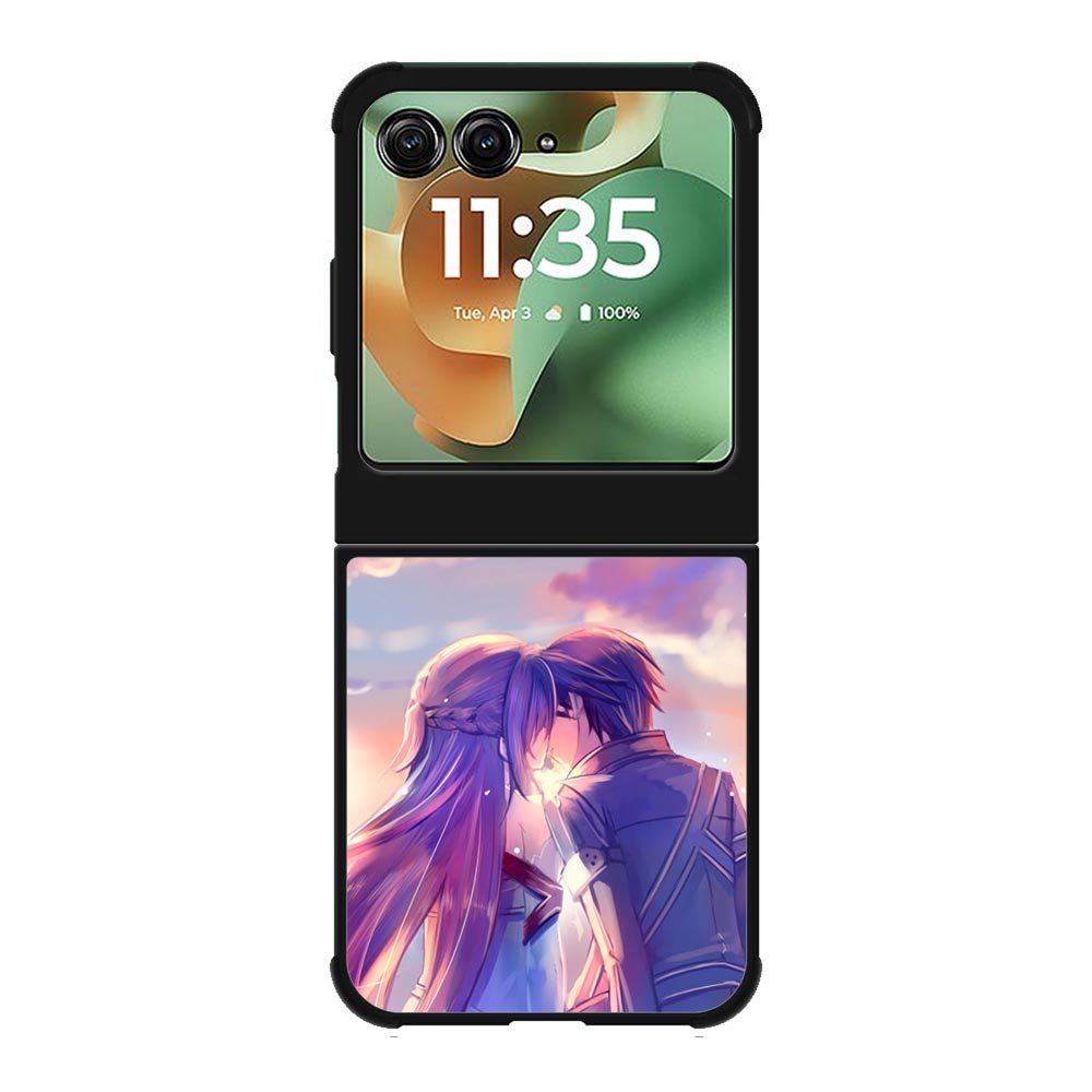 sword art online kirito and asuna Motorola Moto RAZR 2025 Case