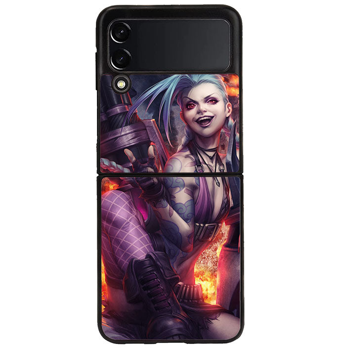 jinx league of legends Samsung Galaxy Z Flip 4 5G 2022 Case