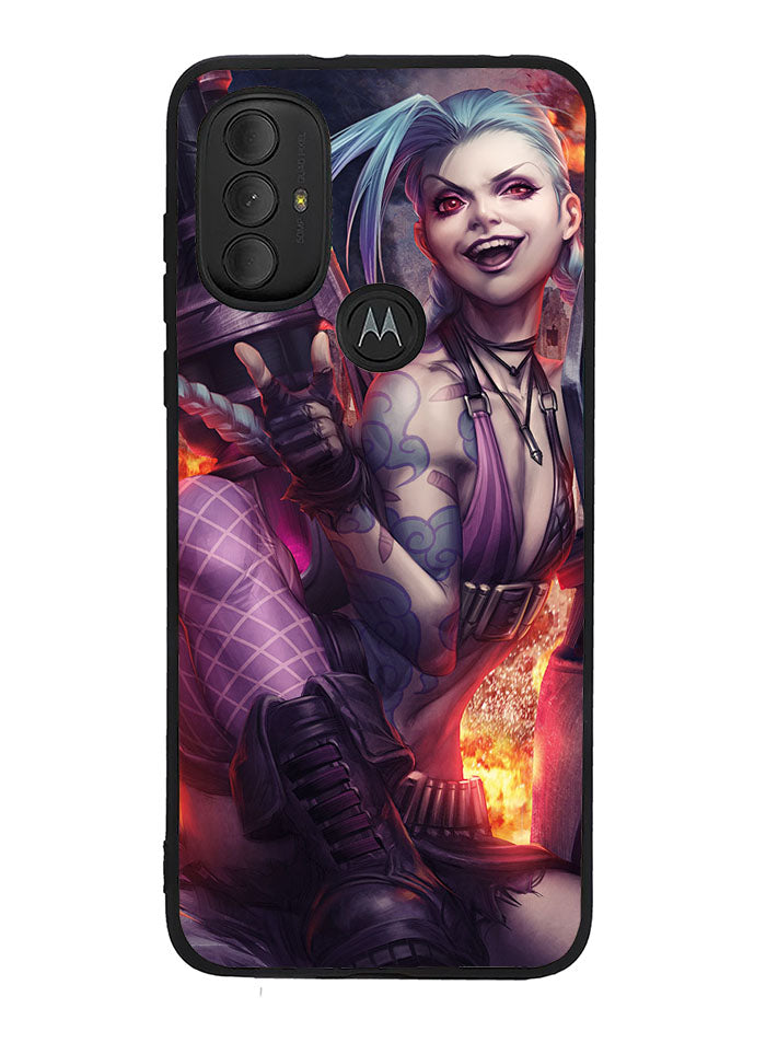 jinx league of legends Motorola Moto G Pure 2021 , Moto G Power 2022 Case