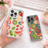 Summer Fruit iPhone Case , Samsung Case, Watermelon Strawberry Phone Cover, Colorful Citrus MagSafe Case, Fresh Aesthetic Gift