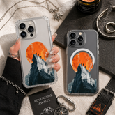 Mountain Climber Adventure iPhone Case , Samsung Case, Hiking Peak Landscape Phone Cover, MagSafe Case