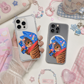 Cool Cat Astronaut iPhone Case , Samsung Case, Cute Gamer Kitty Phone Cover, MagSafe Case