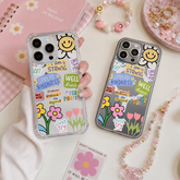 Positive Quotes iPhone Case , Samsung Case, Motivational Sticker Clear Phone Case, MagSafe Compatible Cute Affirmation Cover