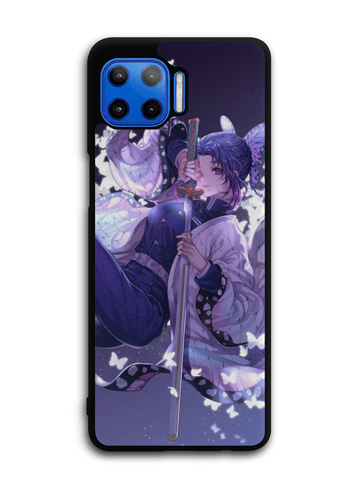 Demon Slayer Kochou Shinobu Motorola Moto One 5G Case , Moto One 5G UW Case , Moto G 5G Plus Case