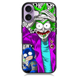 Joker Rick Morty iPhone 16 Plus Case DC0944