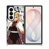 Kimetsu No Yaiba Rengoku Anime Samsung Galaxy Z Fold 8 Ultra Case DC0992