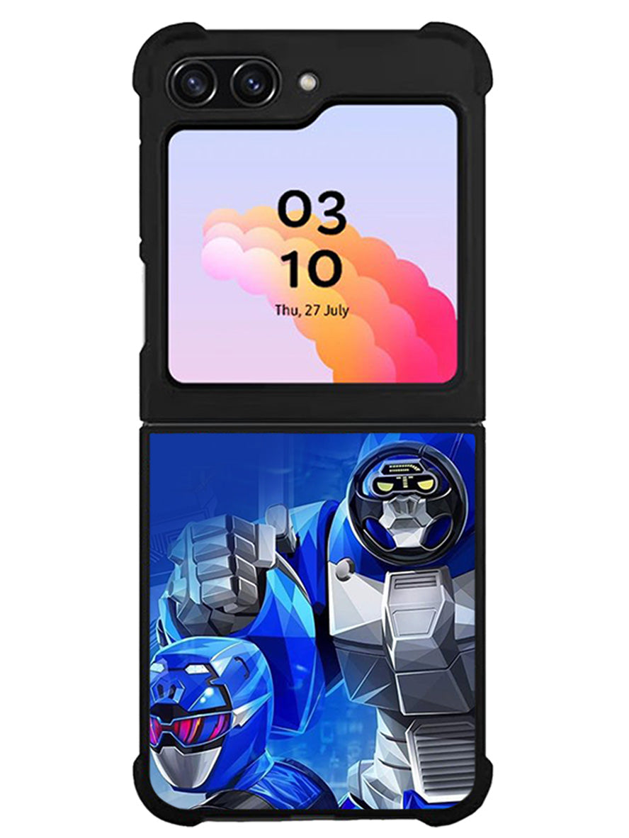Power Rangers Beast Morphers Blue Ranger Samsung Galaxy Z Flip 5 5G 2023 Case
