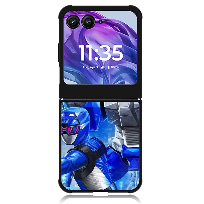 Power Rangers Beast Morphers Blue Ranger Motorola Moto Razr Plus 2024 , Moto Razr+ 2024 Case