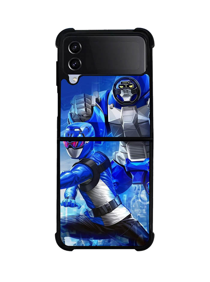 Power Rangers Beast Morphers Blue Ranger Samsung Galaxy Z Flip 4 5G 2022 Case