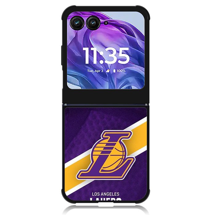 los angeles lakers 4th Motorola Moto Razr Plus 2024 , Moto Razr+ 2024 Case