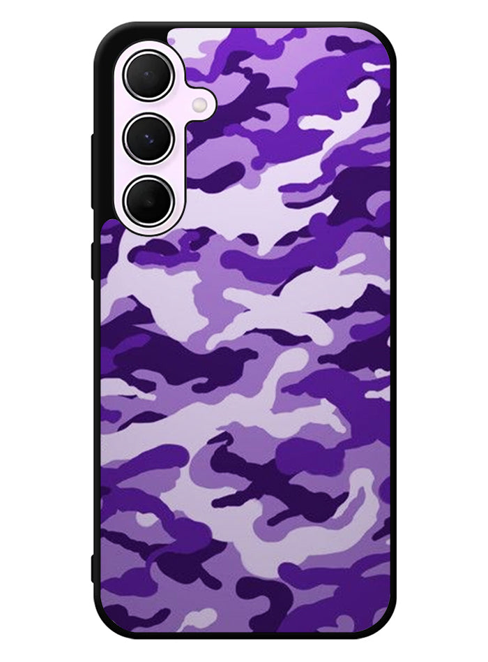 Purple Camouflage Samsung Galaxy A35 5G Case