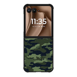 Green Camouflage Motorola Moto RAZR Plus 2025 Case