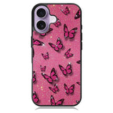 Butterfly Glitter iPhone 16 Plus Case DC0277