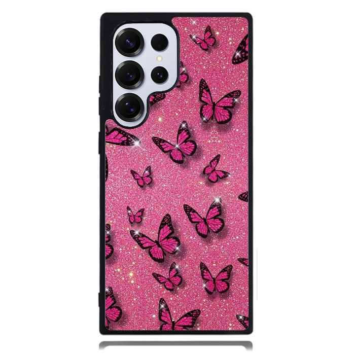 Butterfly Glitter Samsung Galaxy S25 Ultra Case DC0277