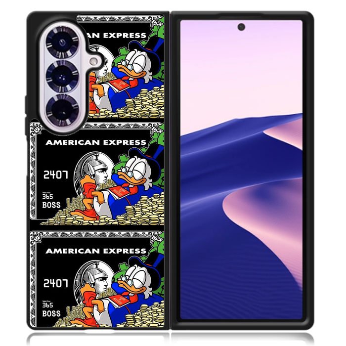 American Express Scrooge Mcduck Samsung Galaxy Z Fold 7 Case DC0064