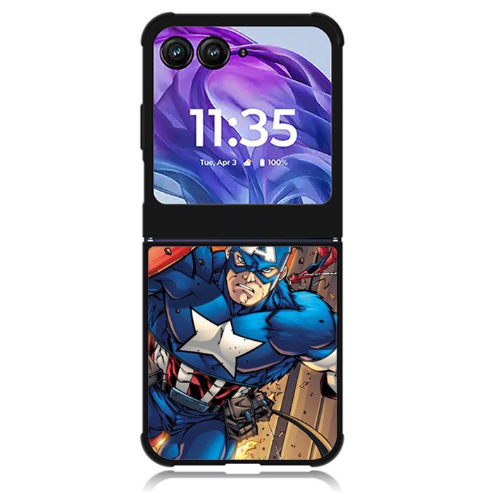 Captain America 3rd Motorola Moto Razr Plus 2024 , Moto Razr+ 2024 Case