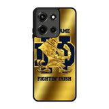 notre dame 1st Motorola Moto G 5G 2025 Case DC0227