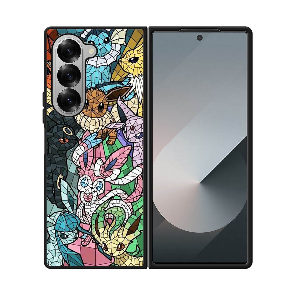 Pokemon Stained Glass Samsung Galaxy Z Fold 7 5G Case