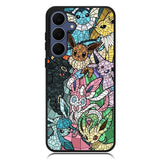 Pokemon Stained Glass Samsung Galaxy S24 Plus , Samsung Galaxy S24+ Case DC1495